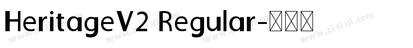 HeritageV2 Regular字体转换